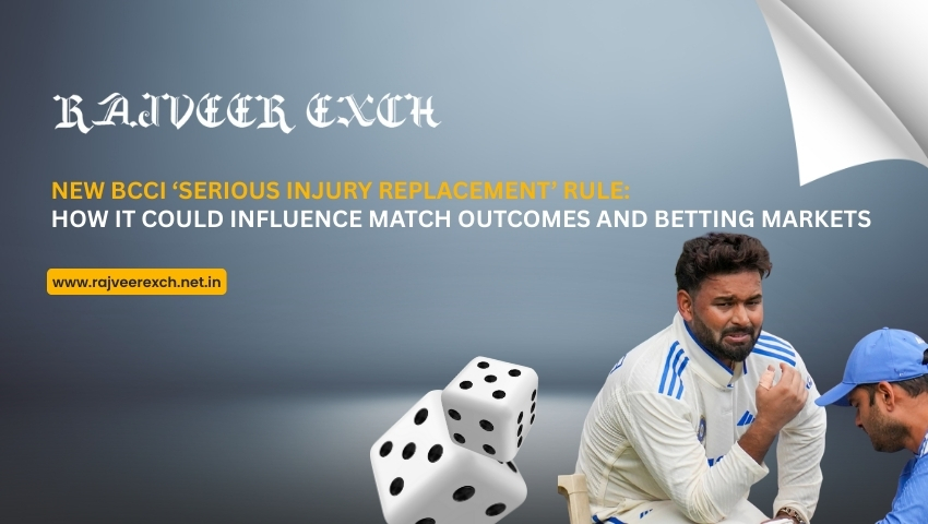 You are currently viewing New BCCI ‘Serious Injury Replacement’ Rule: How It Could Influence Match Outcomes and Betting Markets